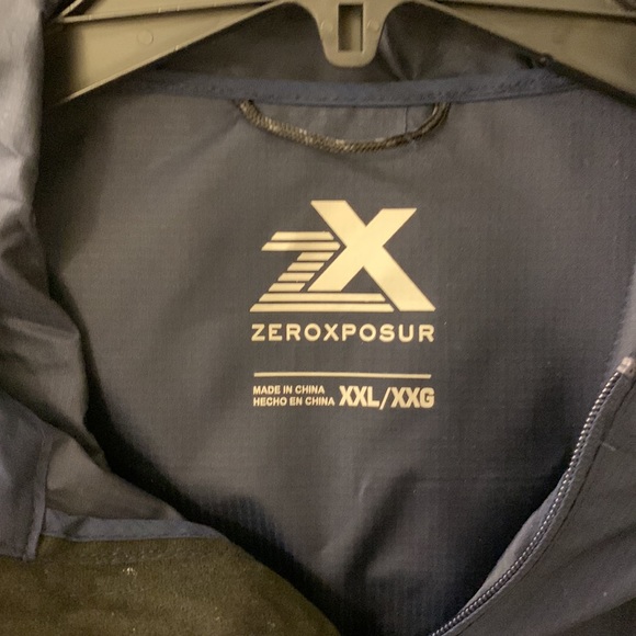 Zeroxposur Hardshell Navy Blue Jacket - Picture 9 of 13